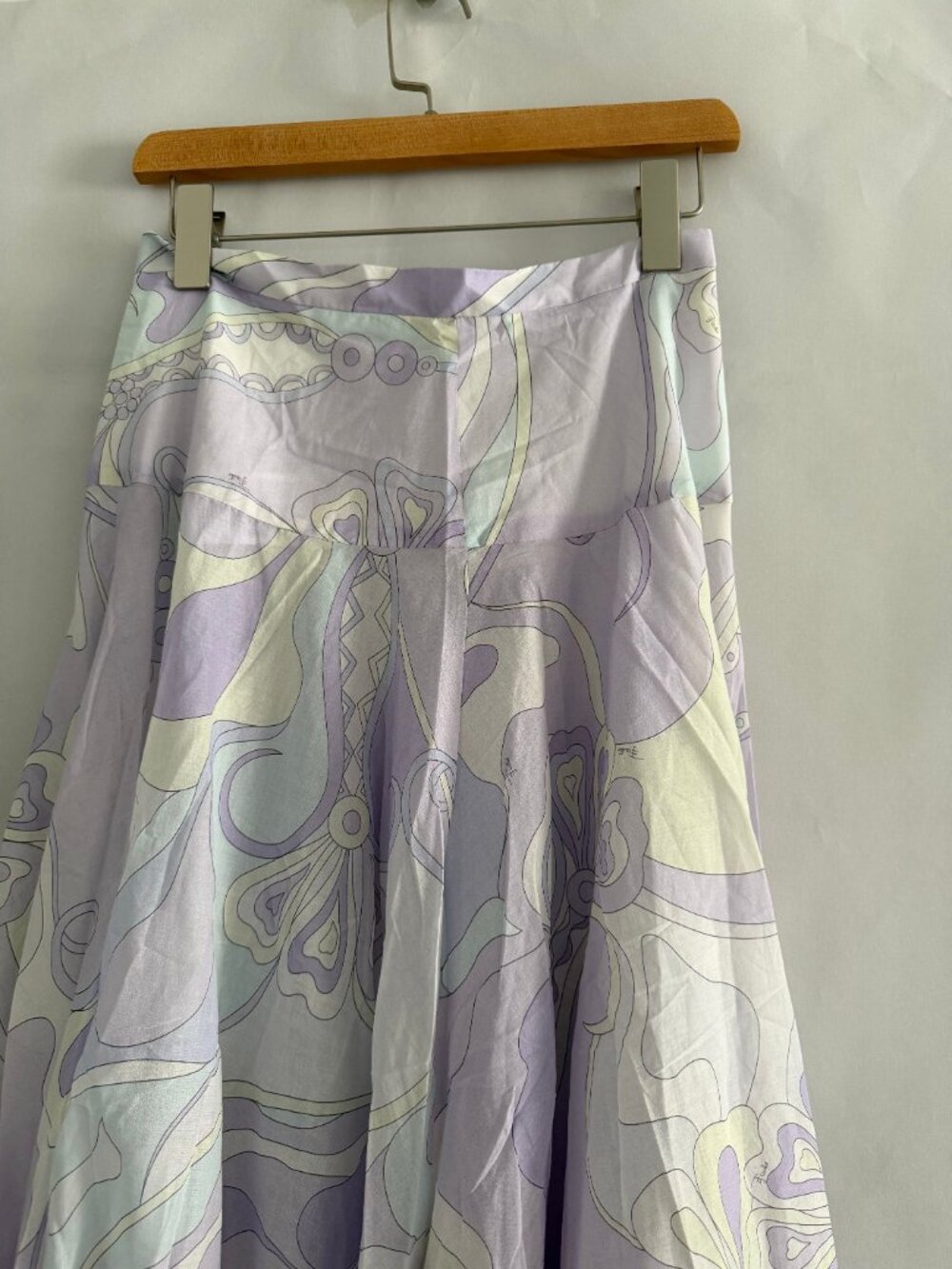 Pucci Orchidee-print Maxi Skirt in Cotton-muslin - Picture 6 of 9